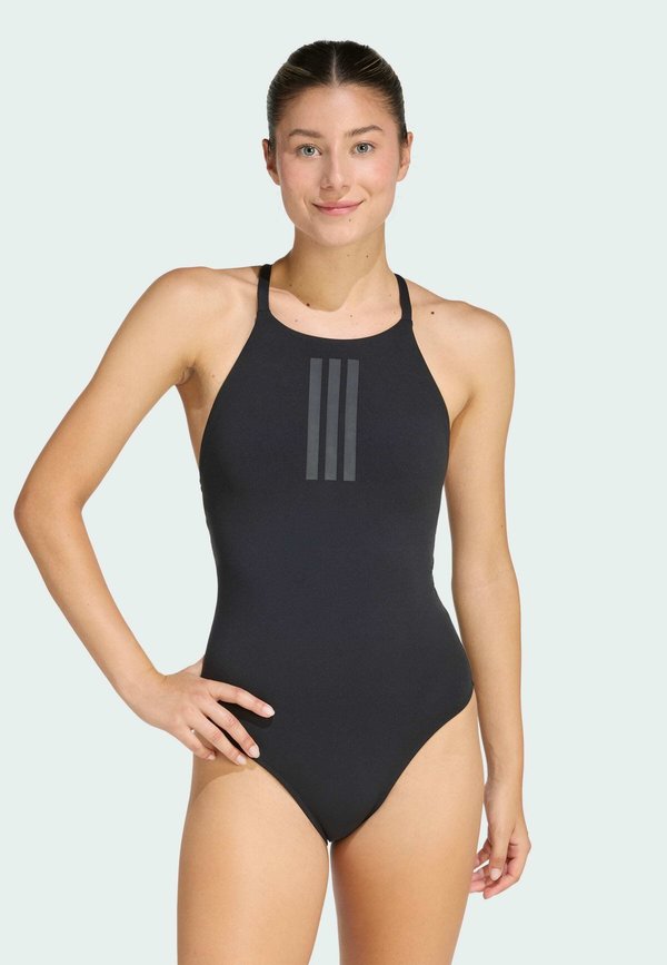 adidas Sportswear ICONISEA PADDED THIN STRAPS - Swimsuit - aurora coffee