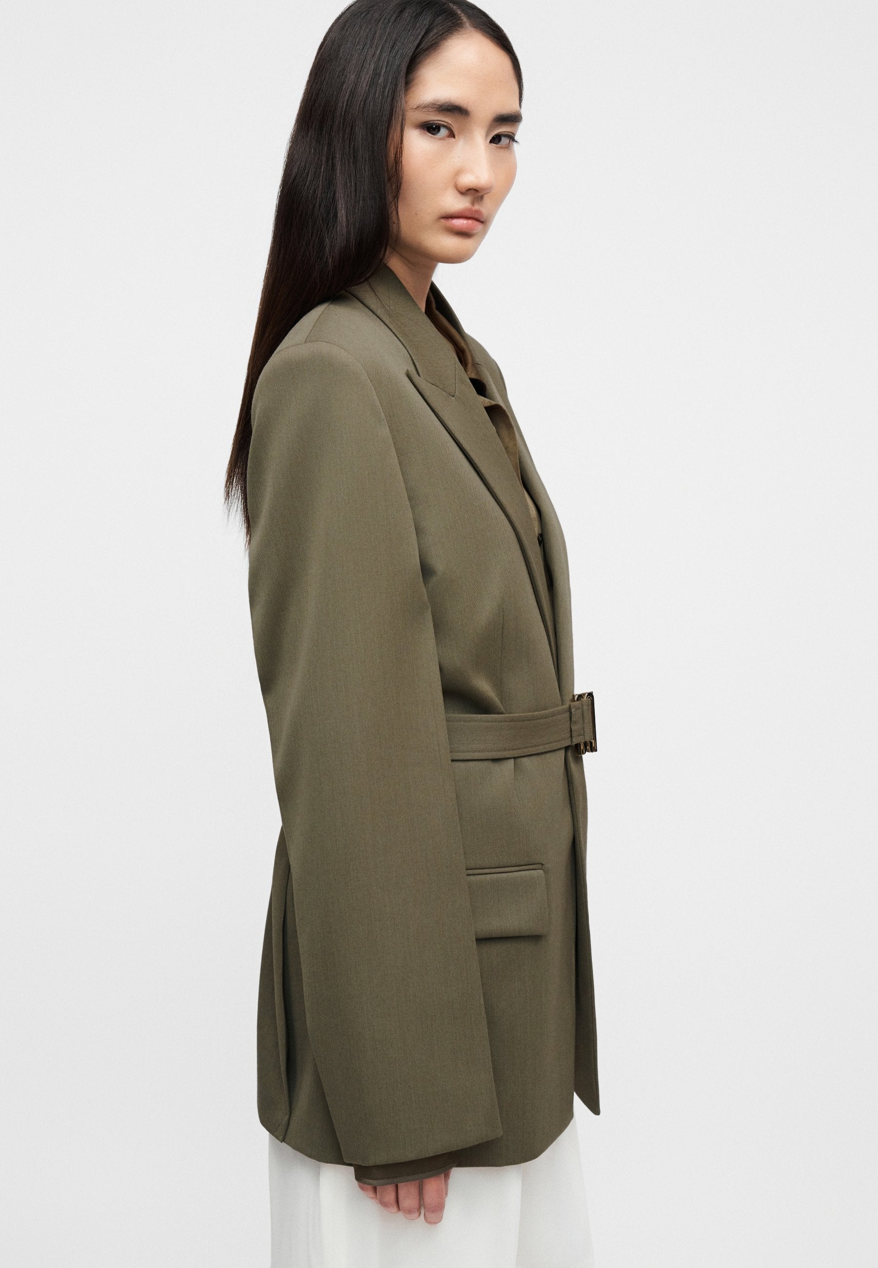 Victoria Beckham BELTED TAILORED