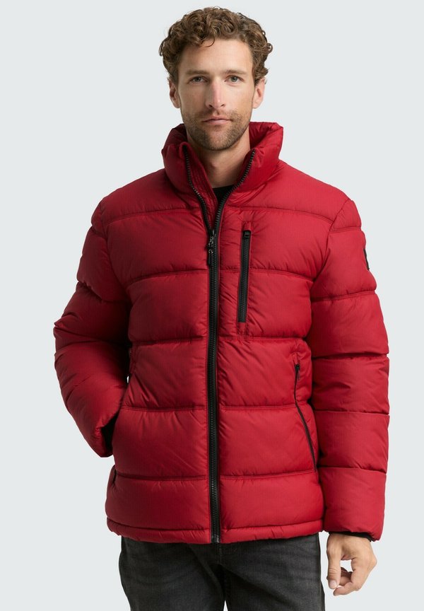 TOM TAILOR PUFFER AUS WASSERABWEISENDEM - Winter jacket - coach red