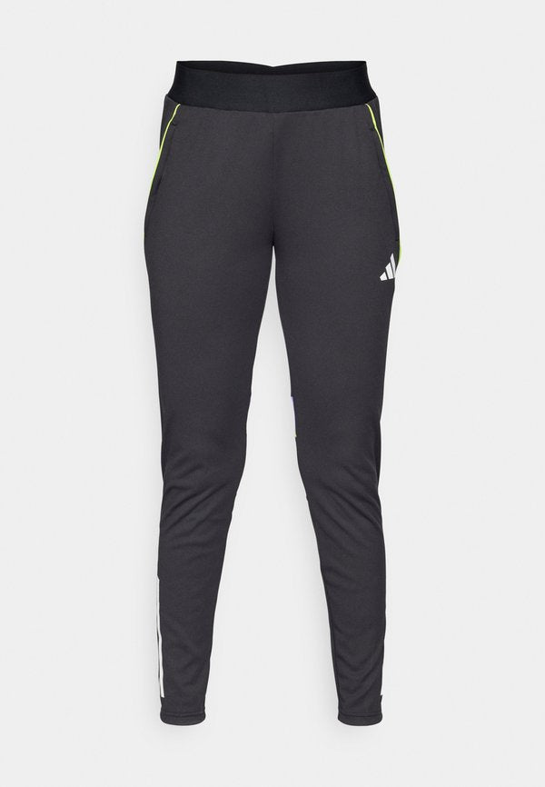 adidas Performance TIRO25CTRAINING PANT WOMEN - Tracksuit bottoms - black/purple rush