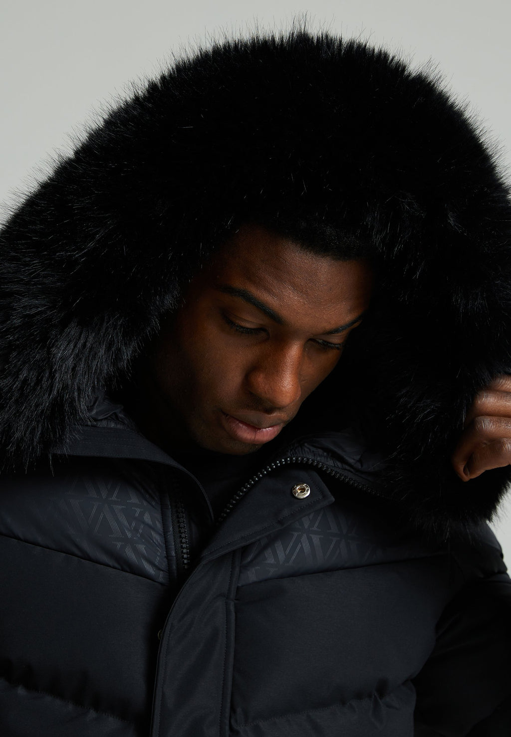 Alessandro Zavetti LAVANDA COTTON POLY PUFFER JACKET
