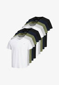 Jack & Jones 10 PACK  - Basic T-shirt - weiß grau grün blau schwarz