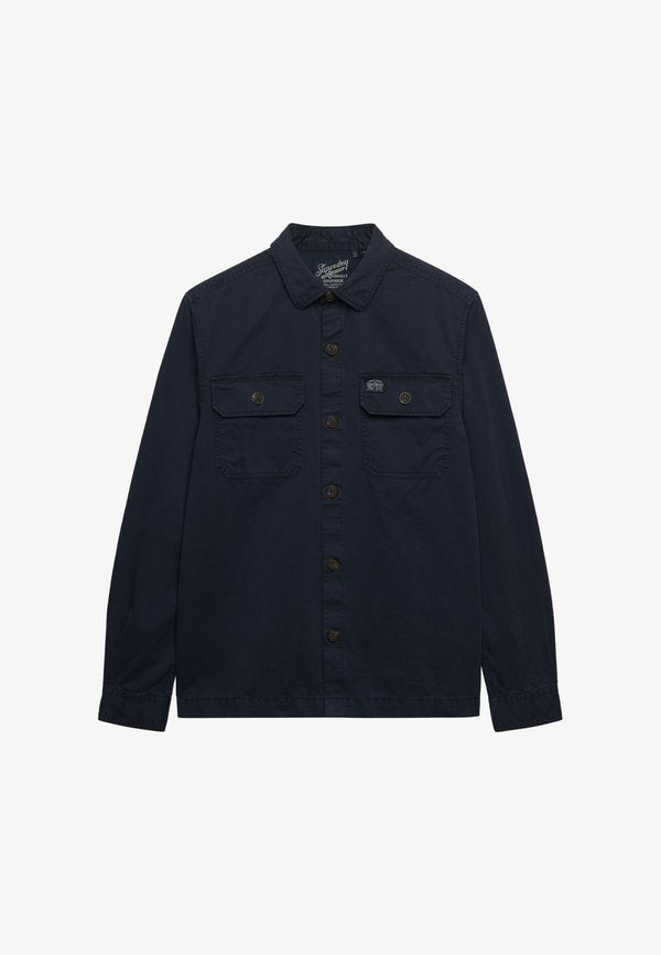 Superdry & Co TWO POCKET  - Shirt - eclipse navy