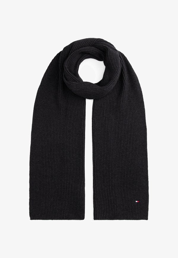 Tommy Hilfiger FLAG SCARF - Scarf - charcoal gray