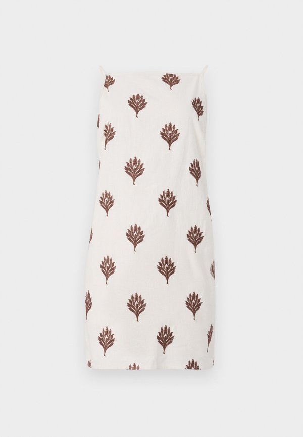 Abercrombie & Fitch Shift Linen Blend Mini Dress