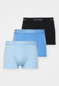 Calvin Klein Underwear ICON 3 PACK - Trunks - black/glacier/blue bell