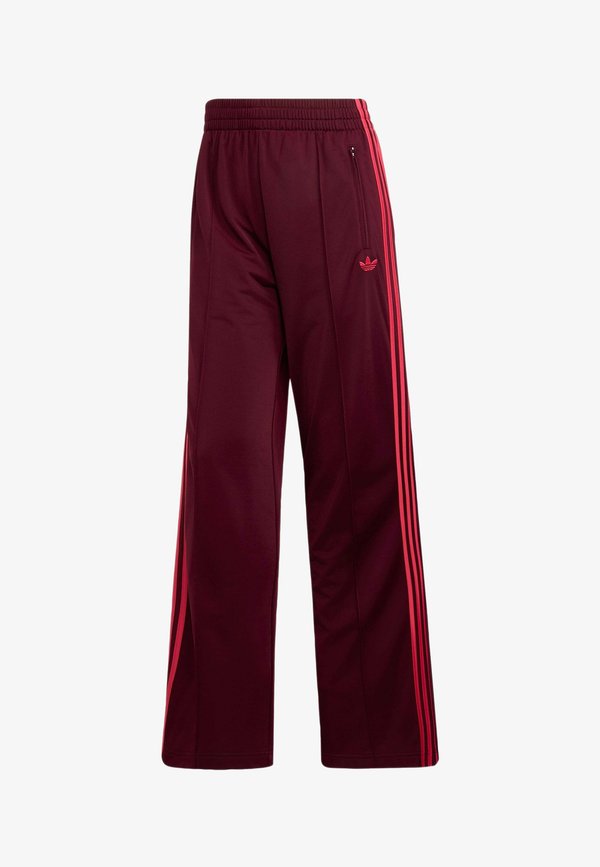 adidas Originals FIREBIRD LOOSE - Tracksuit bottoms - maroon   power pink