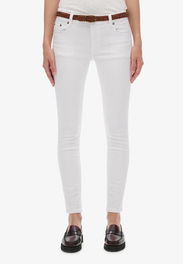 Superdry & Co MID RISE - Slim fit jeans - white