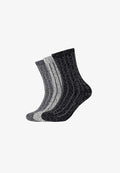 s.Oliver 3 PACK - Socks - anthracite melange