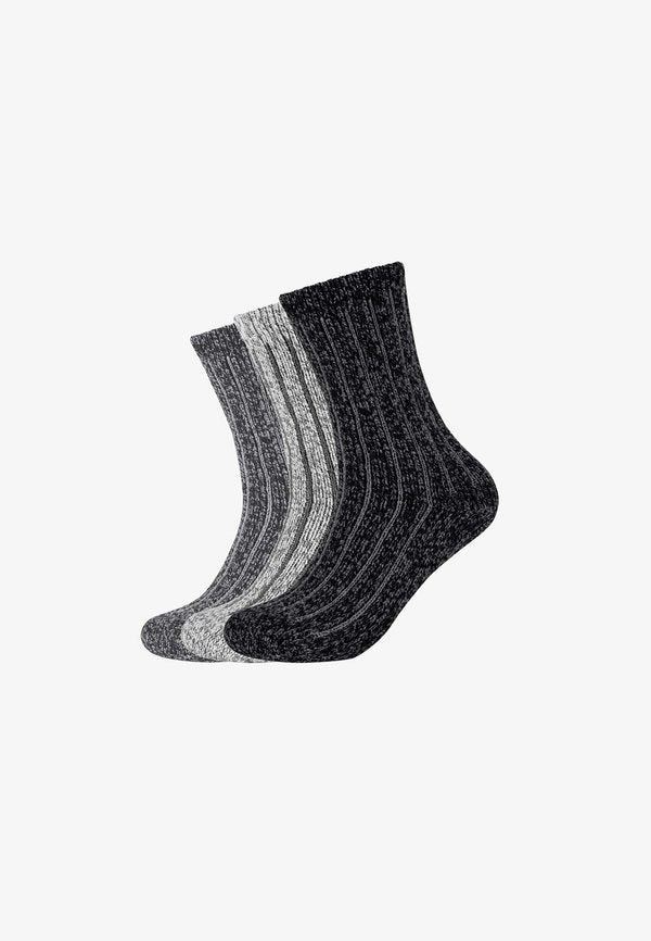 s.Oliver 3 PACK - Socks - anthracite melange