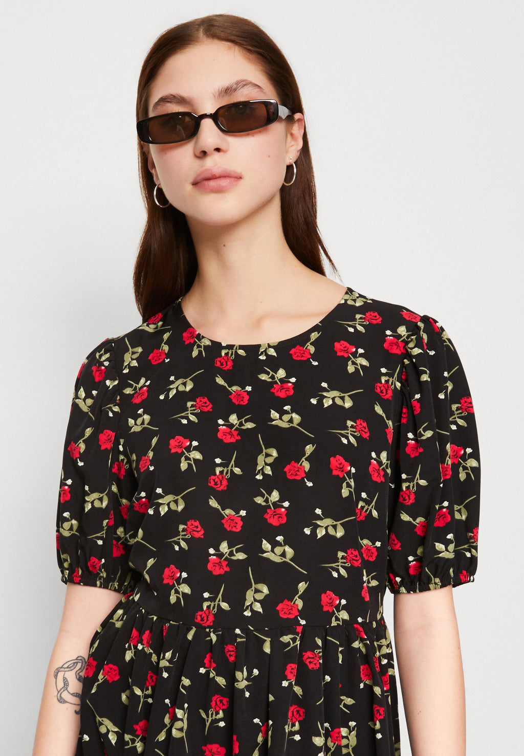 VILA VILYKKE O NECK SHORT DRESS