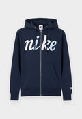 Nike Sportswear CLUB HOOD - Zip-up sweatshirt - obsidian