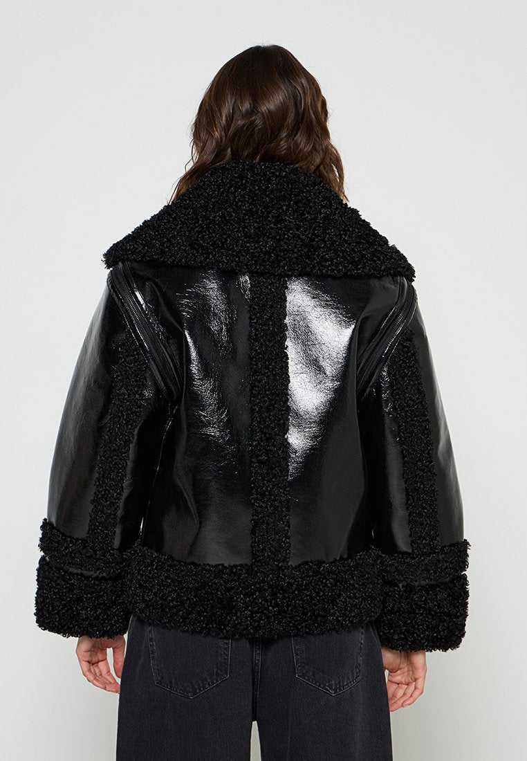 KARL LAGERFELD Kunstlederjacke Media 3