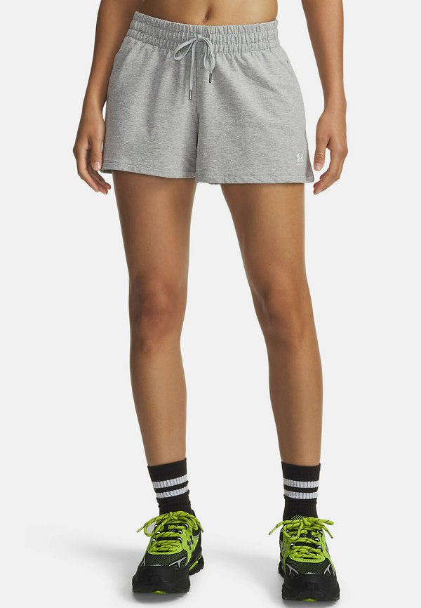 Under Armour SPORT TERRY - Sports shorts - mod gray light heather