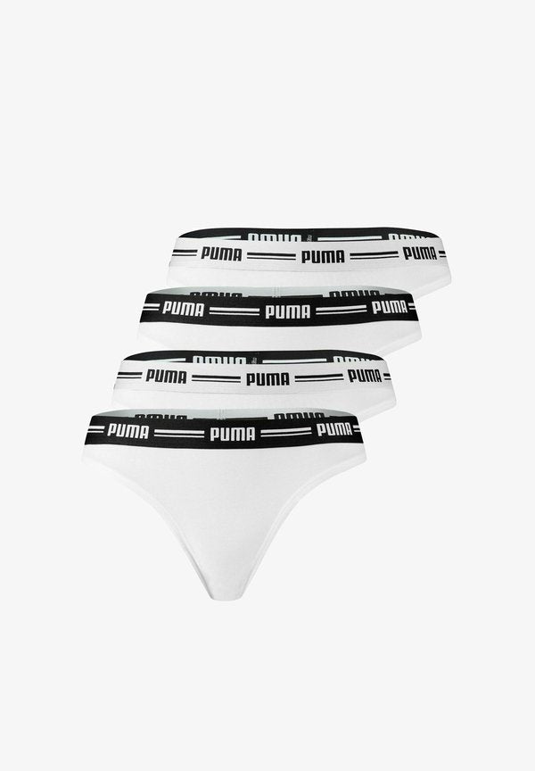 Puma STRING WEBGUMMI BUND LOGO 4ER PACK - Thong - wei