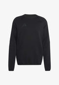 adidas Performance TIRO TRAVEL CREW - Sweatshirt - black/black