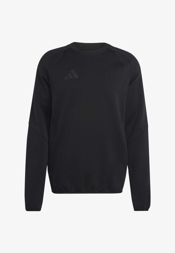 adidas Performance TIRO TRAVEL CREW - Sweatshirt - black/black