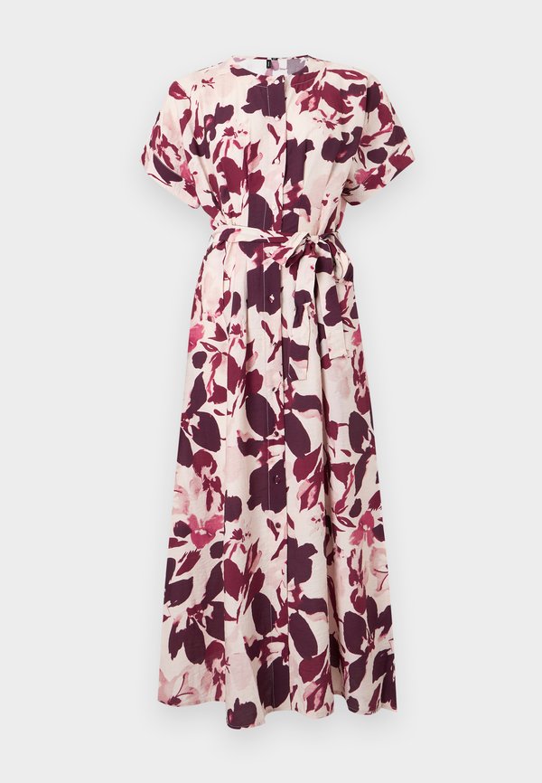 Vero Moda VMYILA O NECK BUTTON DRESS - Day dress - birch/rosa