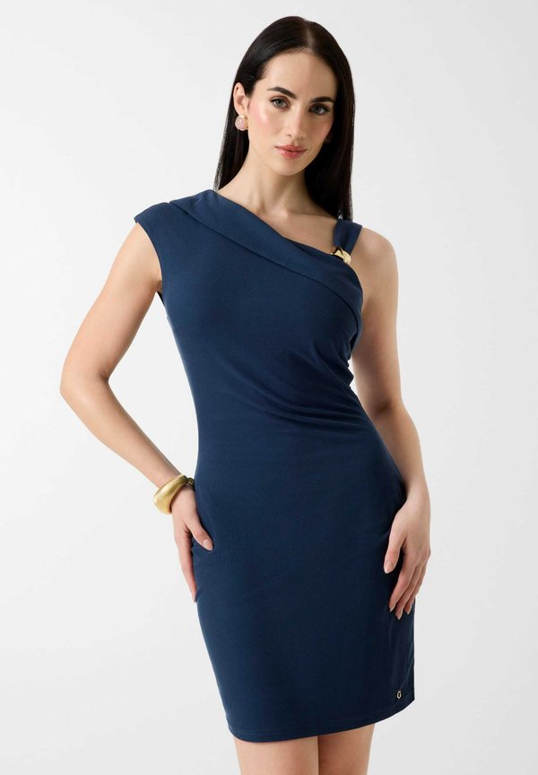 Guess MONO SCHULTER DRESS - Jersey dress - dunkelblau