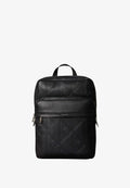 Calvin Klein CALVIN KLEIN EMBOSSED EMBLEM LOGO TROLLEY BACKPACK - Rucksack - black