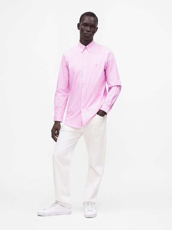 Polo Ralph Lauren CUSTOM FIT STRIPED STRETCH POPLIN SHIRT