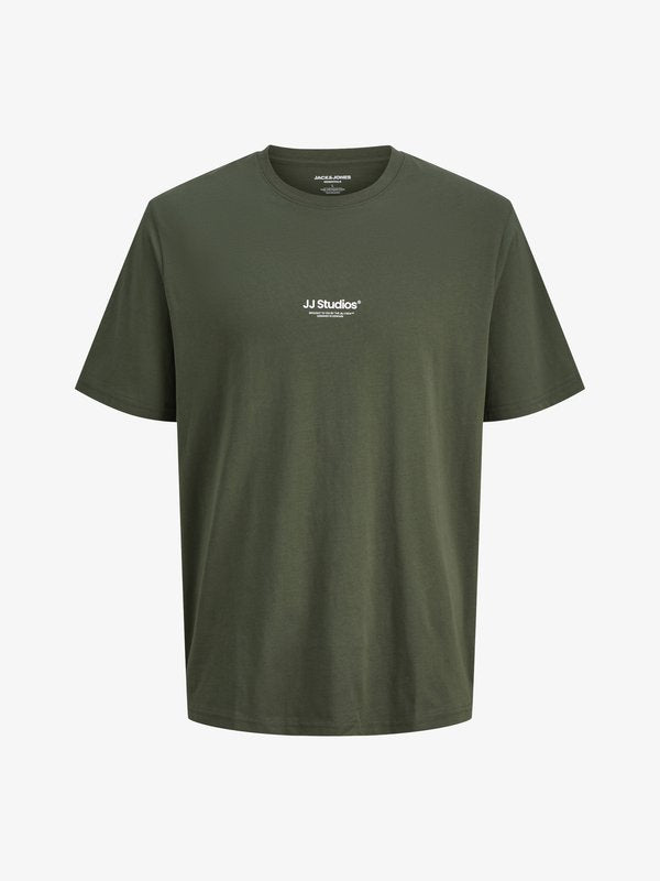 Jack & Jones JJESOHO TEE SS CREW NECK NOOS PLS - Print T-shirt - duffel bag