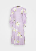 Closet PUFF SLEEVE MIDI DRESS
