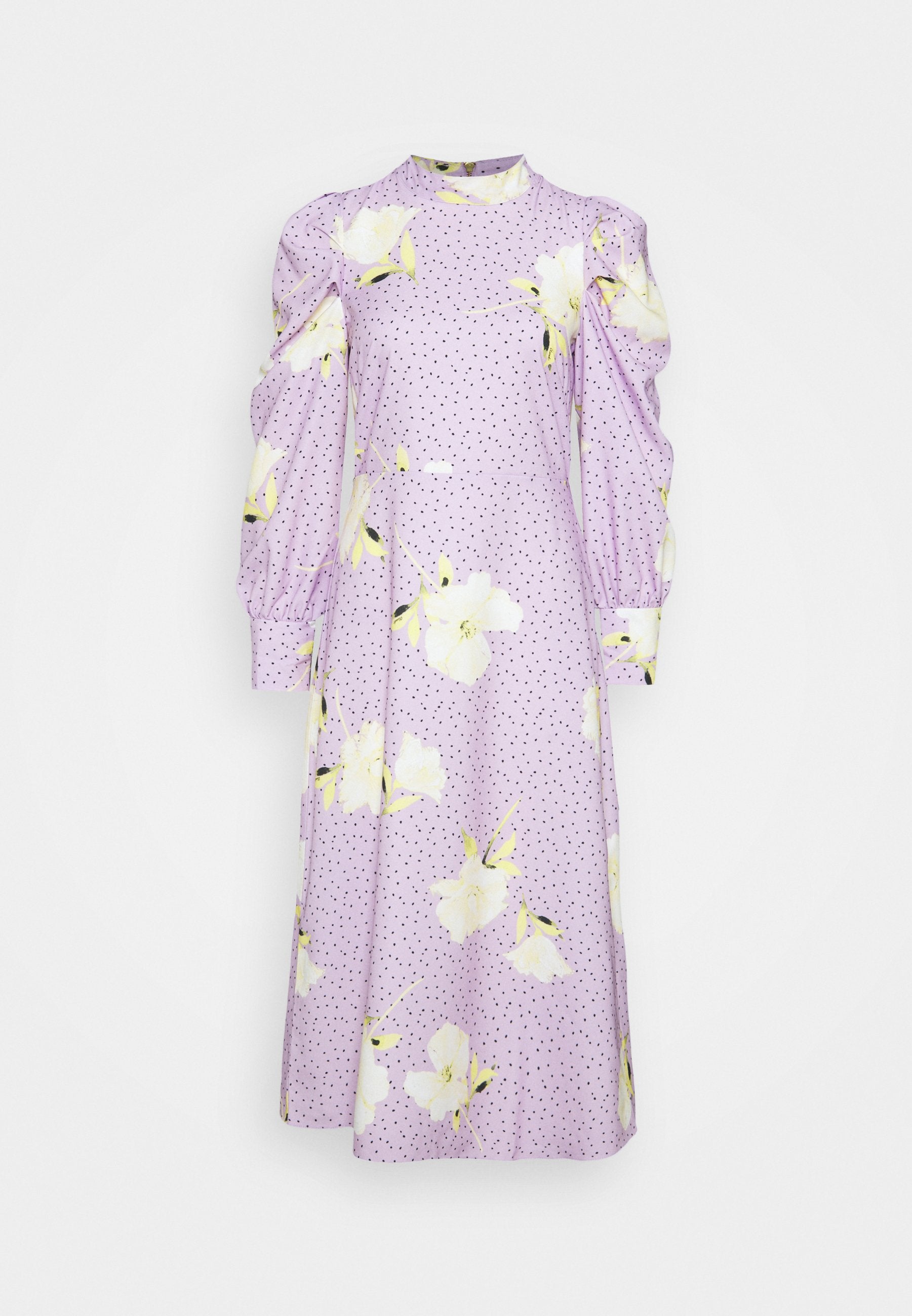 Closet PUFF SLEEVE MIDI DRESS
