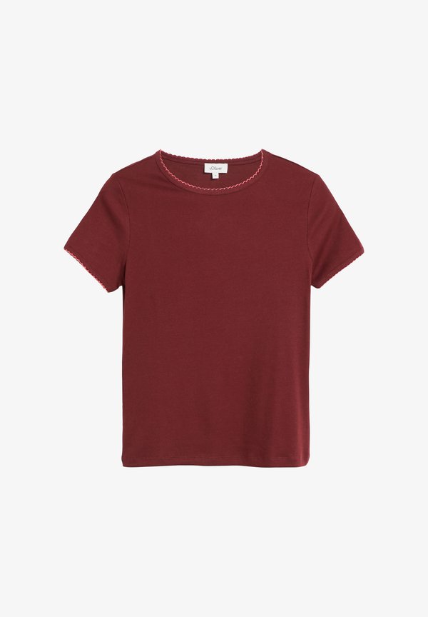 s.Oliver T-SHIRT - Basic T-shirt - bordeaux