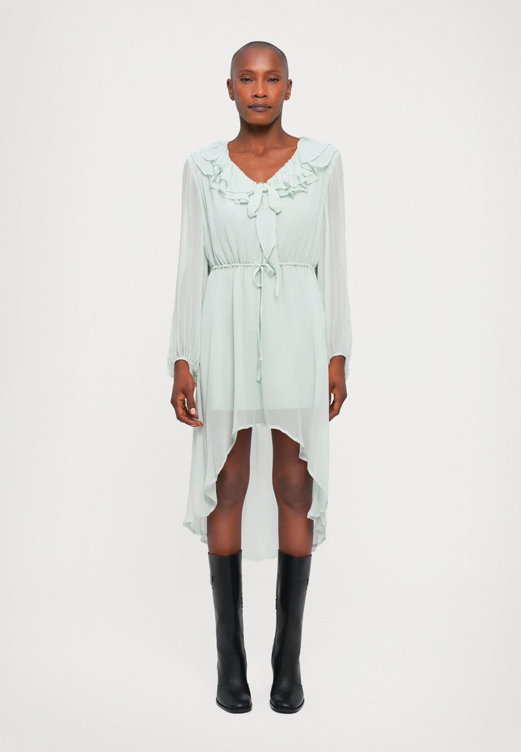 DESIGNERS REMIX IOLA RUFFLE DRESS