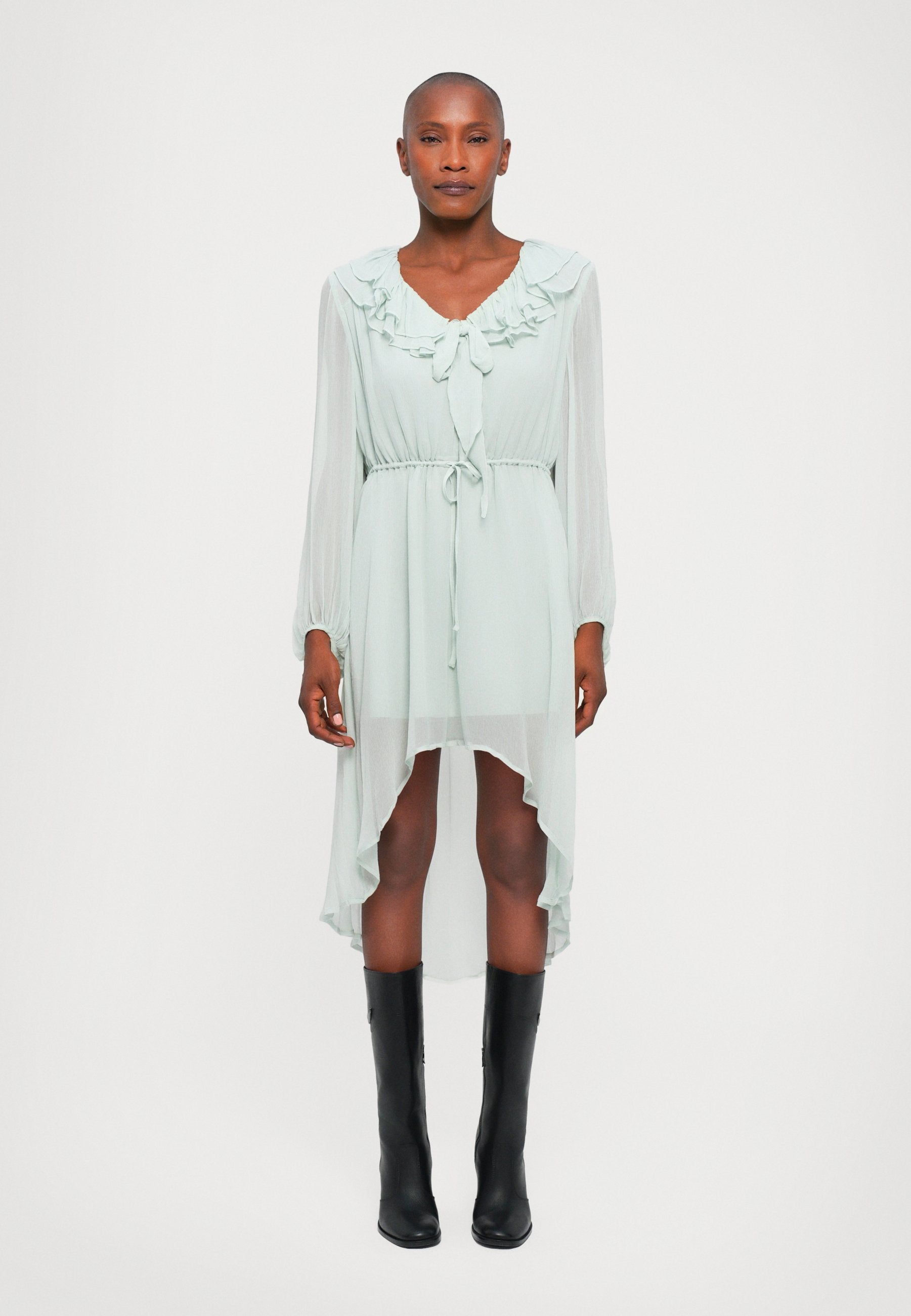 DESIGNERS REMIX IOLA RUFFLE DRESS