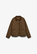 Vero Moda Quilted VMAGNES Quilted - Light jacket - dark earth