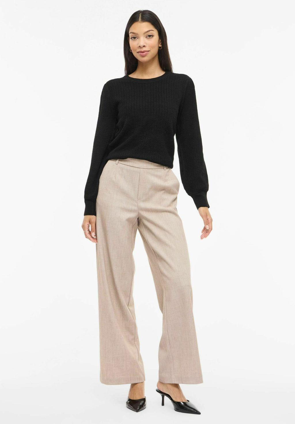 VILA Knitted VIMABLE Round neck