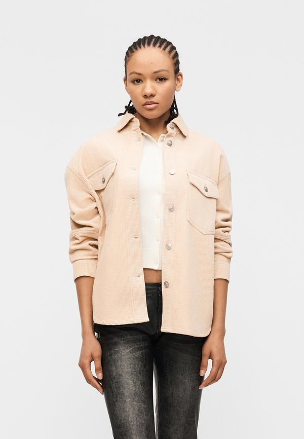 ONLY ONLTIGGY L/S CORD SHACKET PNT NOOS - Summer jacket - beige