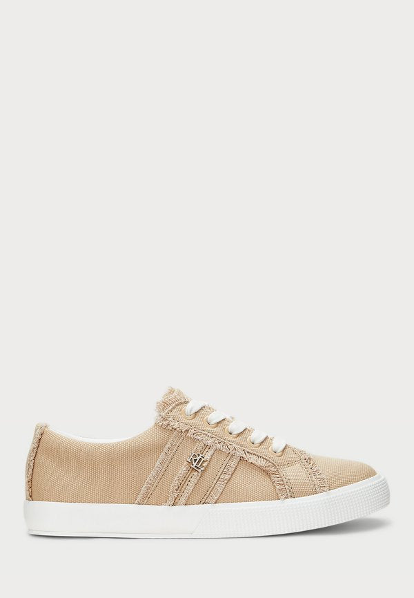 Lauren Ralph Lauren JANSON FRAYED CANVAS SNEAKER