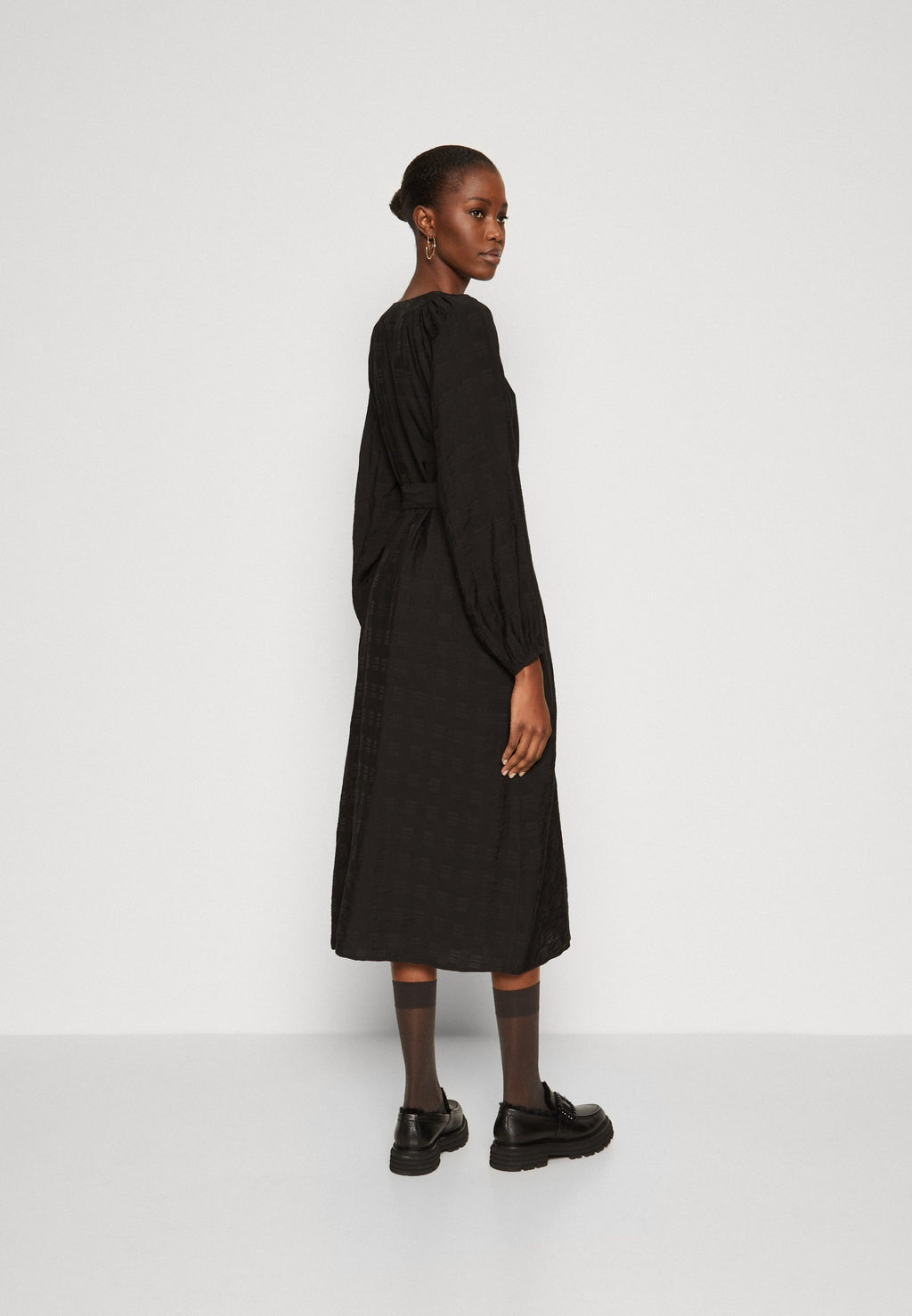 Selected SLFPERCY V NECK MIDI DRESS