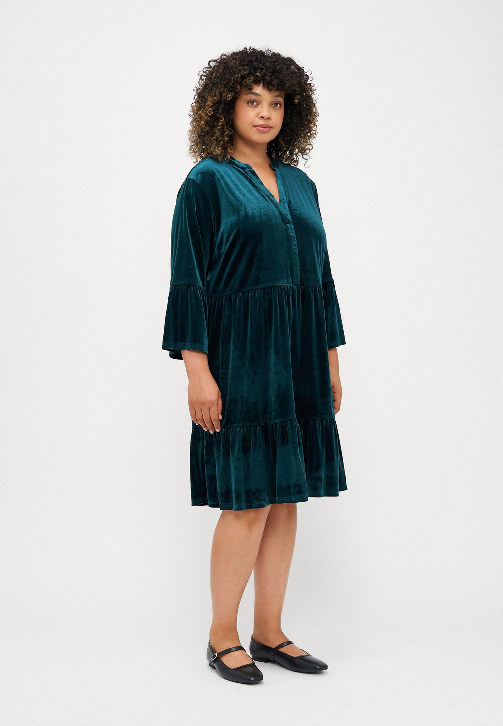 CARISANA 3/4 KNEE DRESS Media 5