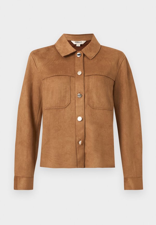 ONLY ONLMIRA SHIRT  - Button-down blouse - toasted coconut