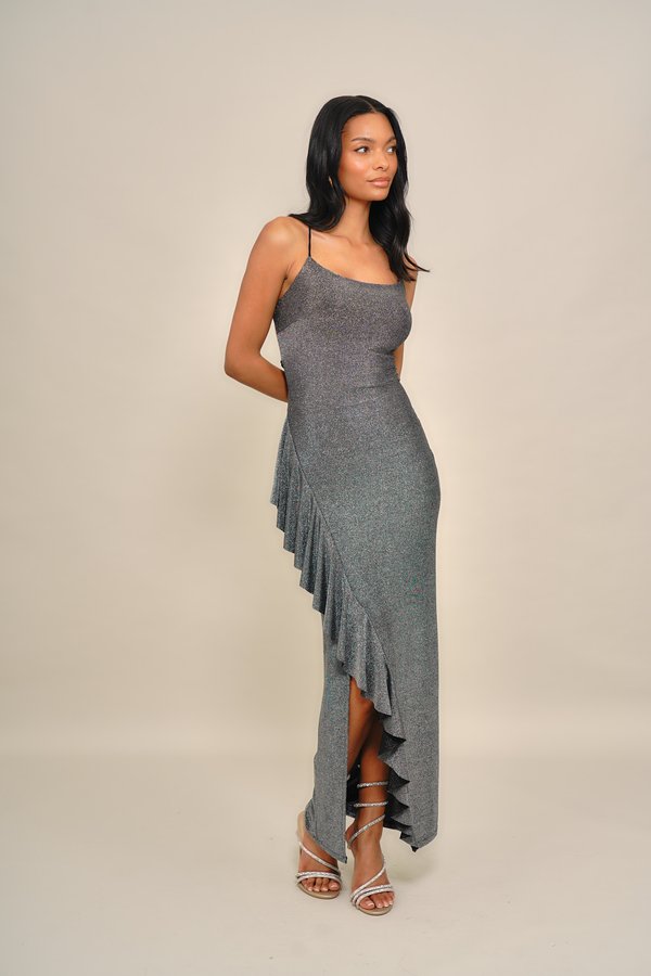 WAL G. GRACE RUFFLE GLITTER