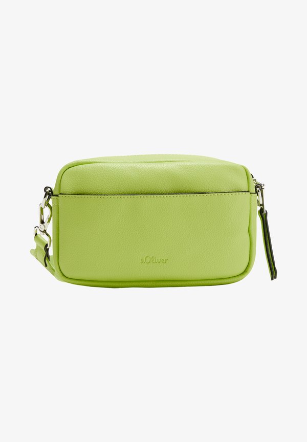 s.Oliver Cross body bag - limettengrün