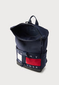 Tommy Hilfiger KIDS' HERITAGE FLAG LOGO ROLL-TOP BACKPACK