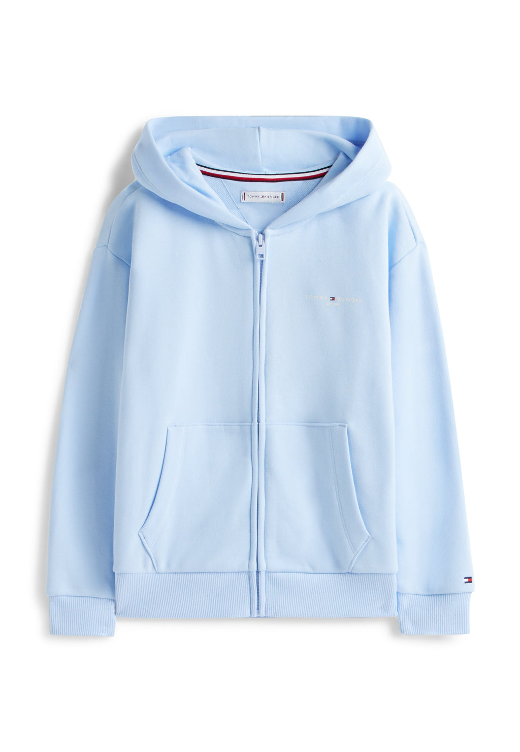 LOGO BRUSHED FLEECE ZIP-THRU HOODY Media 1