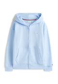 LOGO BRUSHED FLEECE ZIP-THRU HOODY Media 1