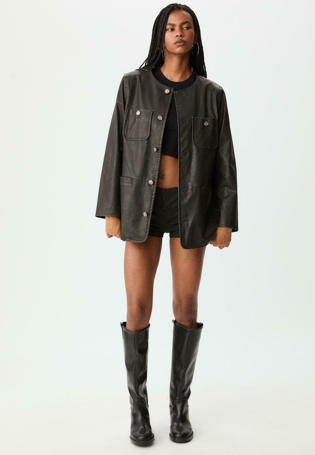 Stradivarius BUTTONED EFFECT