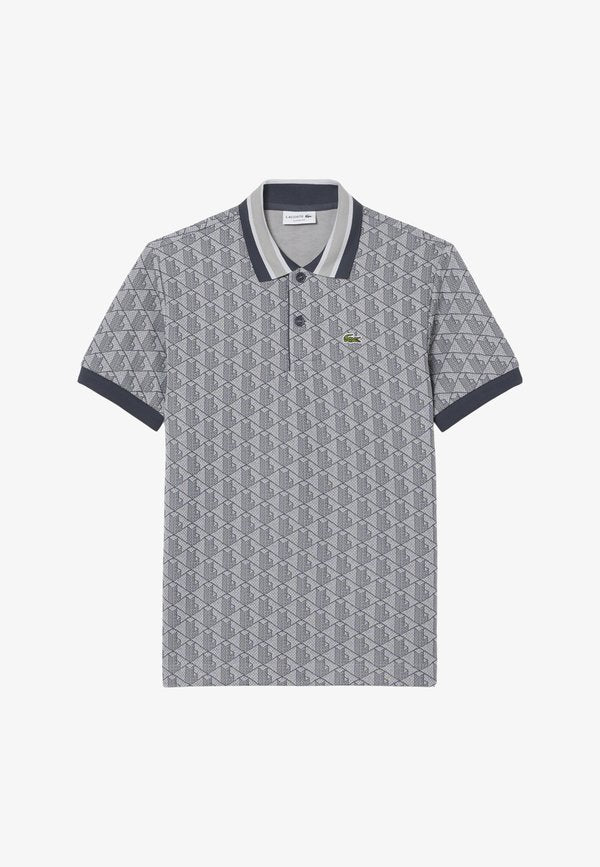 Lacoste DH1417_QIJ - Polo shirt - gris clair   gris fonce-i