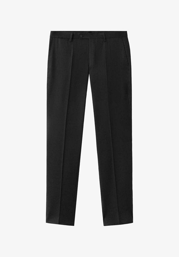 Mango ADULT - Trousers - black
