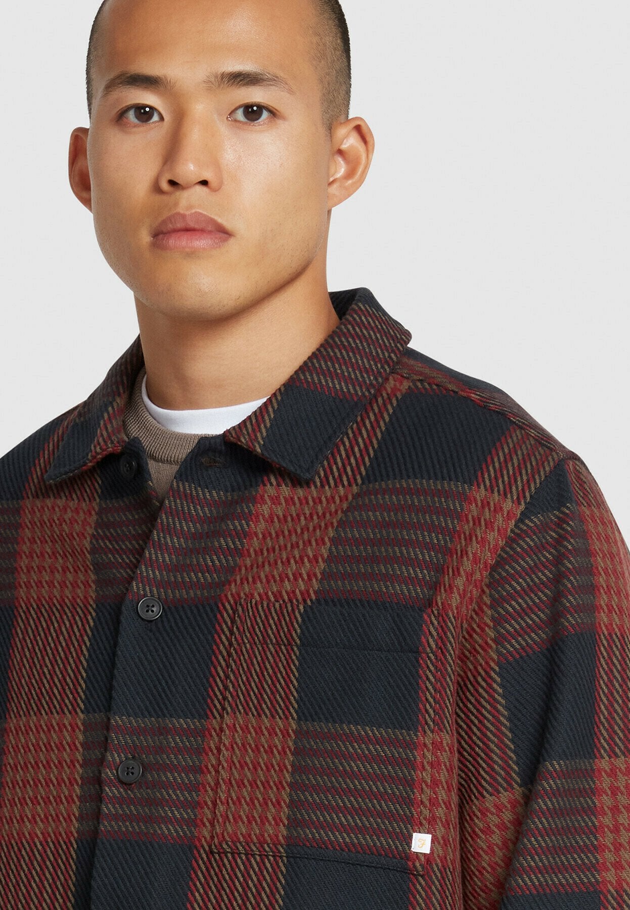 Farah HONNOLD LONG SLEEVE CHECK SHIRT