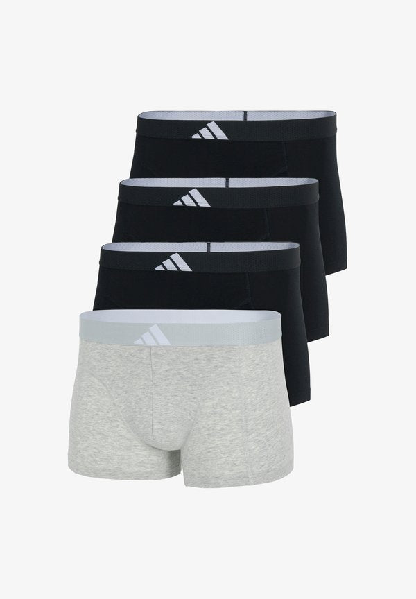 adidas Sportswear RETRO 4ER PACK ACTIVE FLEX - Trunks - schwarz grau