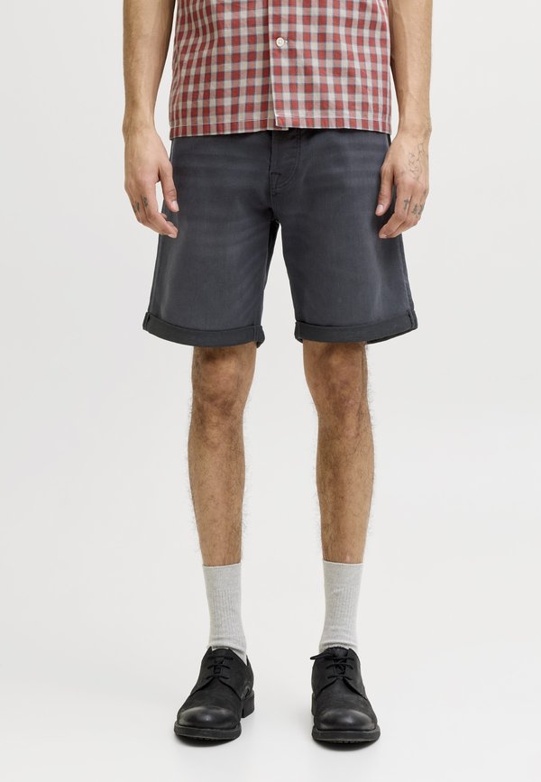 Jack & Jones RICK ICON  - Denim shorts - black denim