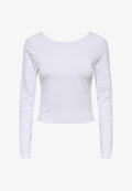 ONLY ONLKISS LIFE OPEN BAC  - Long sleeved top - white